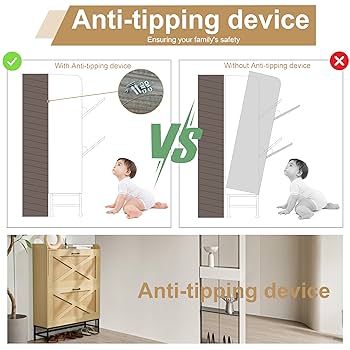 Amazon.com: Chilihom Narrow Shoe Organizer Cabinet with 2